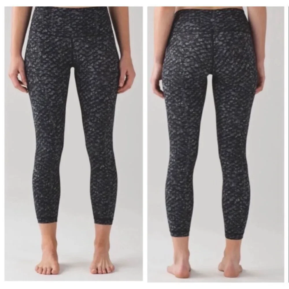 Lululemon High Times Pant (Nulux) Iridescent Multi Black Size 12